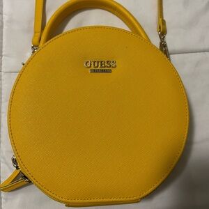 GUESS Vibrant Yellow Circle Crossbody Bag- New without tags
